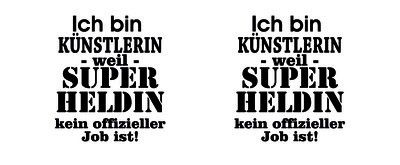 Tasse mit dem Motiv Ich bin Knstlerin - Ansicht 2