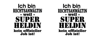 Tasse mit dem Motiv Ich bin Rechtsanwltin - Ansicht 2