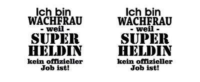 Tasse mit dem Motiv Ich bin Wachfrau - Ansicht 2