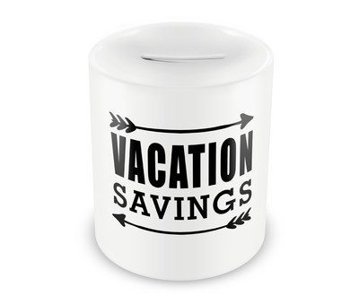 Spardose mit dem Motiv Vacation Savings