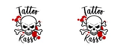 Spardose mit dem Motiv Tattoo Kasse mit Totenkopf - Ansicht 2