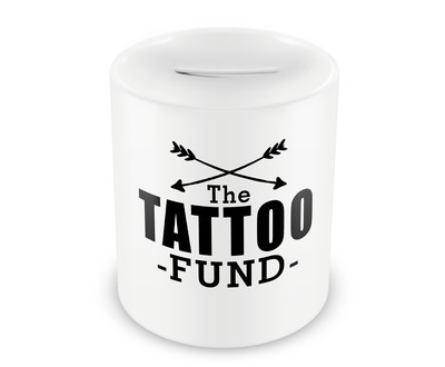 Spardose mit dem Motiv The Tattoo Fund