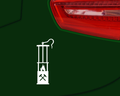 Grubenlampe Aufkleber Glck auf - Ansicht 6