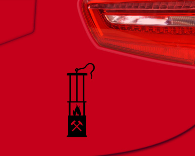 Grubenlampe Aufkleber Glck auf - Ansicht 7