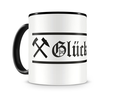 Tasse mit dem Motiv Schlgel und Eisen Glck Auf 1