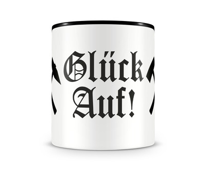 Tasse mit dem Motiv Schlgel und Eisen Glck Auf (C) - Ansicht 2