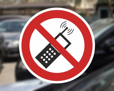 Telefonieren verboten Aufkleber