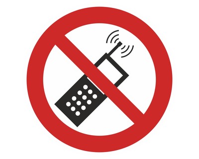 Telefonieren verboten Aufkleber