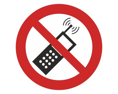 Telefonieren verboten Aufkleber - Ansicht 1