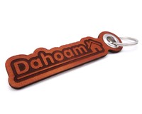 Schlsselanhnger Dahoam Schlsselanhnger Modellnummer  cognac braun/graviert