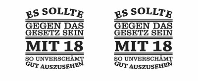 Tasse mit dem Motiv Mit 18 so gut aussehen - Ansicht 2
