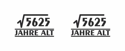 Tasse mit dem Motiv √5625 Jahre alt - Ansicht 2