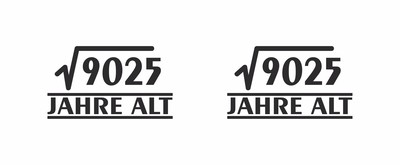 Tasse mit dem Motiv √9025 Jahre alt - Ansicht 2