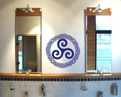 Wandtattoo Triskele mit Knoten A - Ansicht 2