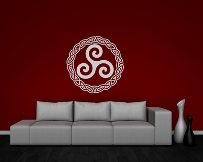 Wandtattoo Triskele mit Knoten A - Ansicht 3