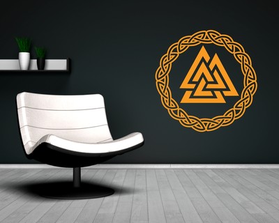 Wandtattoo Valknut mit Knoten A - Ansicht 3
