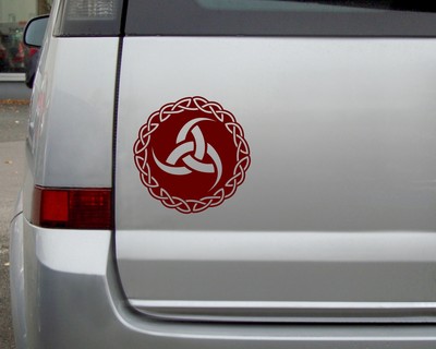 Aufkleber Odins Drei Hrner mit Knoten B - Ansicht 3