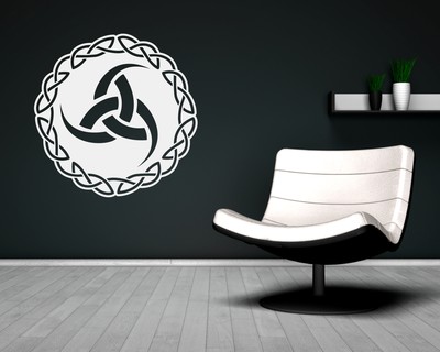 Wandtattoo Odins drei Hörner mit Knoten B - Ansicht 3