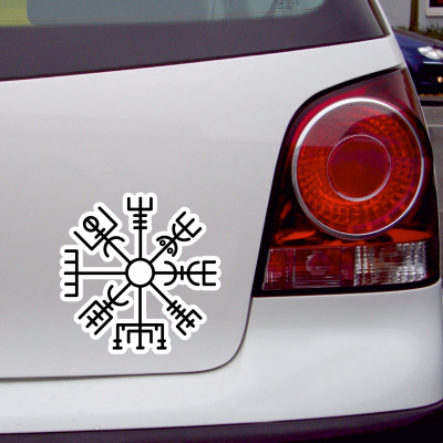 Vegvisir Aufkleber gedruckt - Ansicht 2