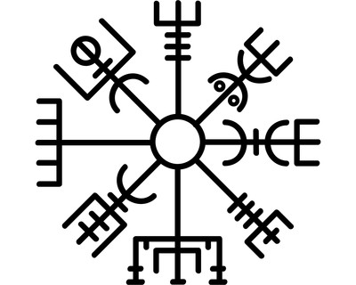 Aufkleber Vegvisir Aufkleber