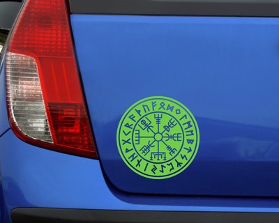 Aufkleber Vegvisir mit Runen B - Ansicht 3