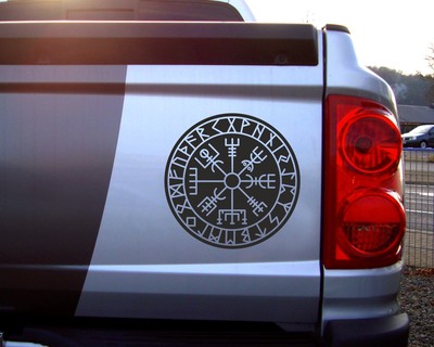 Aufkleber Vegvisir mit Runen D - Ansicht 2