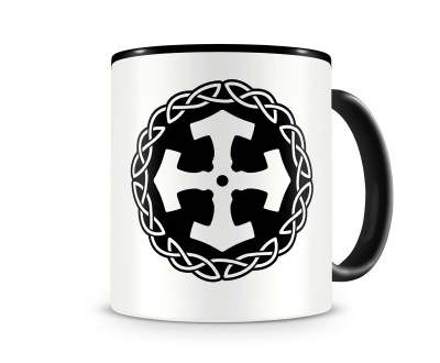 Tasse mit dem Motiv Mjlnir mit Knoten B Tasse