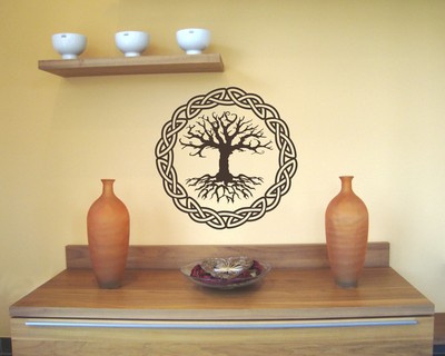 Wandtattoo Yggdrasil mit Knoten A - Ansicht 3