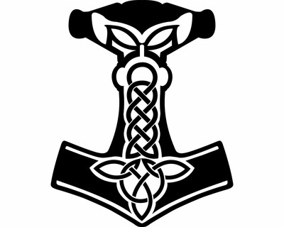 Wandtattoo Mjlnir