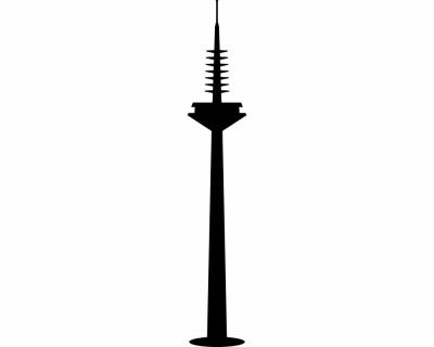 Europaturm Frankfurt Aufkleber Aufkleber