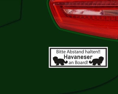 Aufkleber Havaneser an Board - Ansicht 3