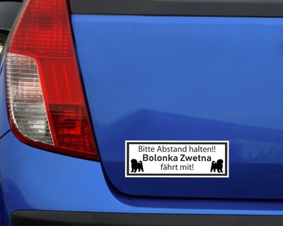 Aufkleber Bolonka Zwetna fhrt mit - Ansicht 3