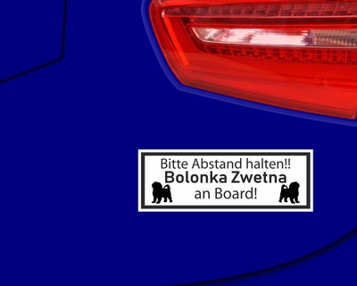 Aufkleber Bolonka Zwetna an Board Aufkleber