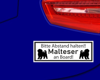 Aufkleber Malteser an Board Aufkleber