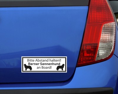 Aufkleber Berner Sennenhund an Board - Ansicht 3