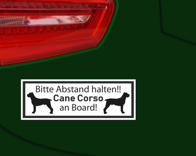 Aufkleber Cane Corso an Board - Ansicht 3