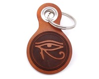 Schlsselanhnger Horusauge Schlsselanhnger Modellnummer  cognac braun/graviert