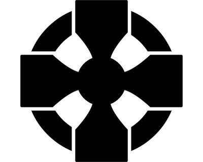 Aufkleber Sonnenkreuz A