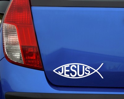 Aufkleber Christenfisch Mit Jesus F r Auto Motorrad Fahrrad Wohnmobil Aufkleber Christenfisch Mit Jesus F r Auto Motorrad Fahrrad Wohnmobil