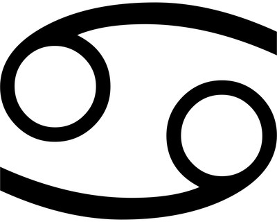 Aufkleber Krebs