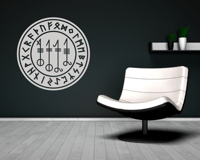 Wandtattoo Svefnthorn mit Runen B - Ansicht 2