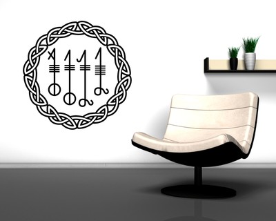 Wandtattoo Svefnthorn mit Knoten A - Ansicht 3