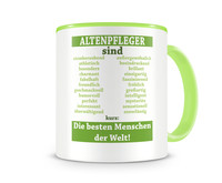 Tasse mit dem Motiv Altenpfleger sind Tasse Modellnummer  grn 902/grn 902