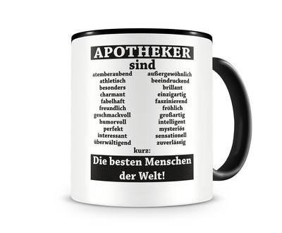 Tasse mit dem Motiv Apotheker sind