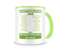 Tasse mit dem Motiv Artzhelfer sind Tasse Modellnummer  grn 902/grn 902