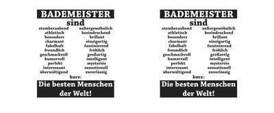 Tasse mit dem Motiv Bademeister sind - Ansicht 2