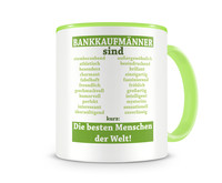 Tasse mit dem Motiv Bankkaufmnner sind Tasse Modellnummer  grn 902/grn 902