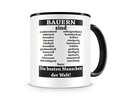 Tasse mit dem Motiv Bauern sind Tasse