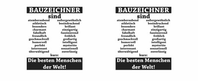 Tasse mit dem Motiv Bauzeichner sind - Ansicht 2