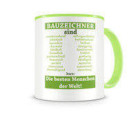 Tasse mit dem Motiv Bauzeichner sind Tasse Modellnummer  grn 902/grn 902